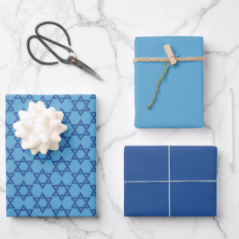 Beautiful Blue Star von David Geschenkpapier Set
