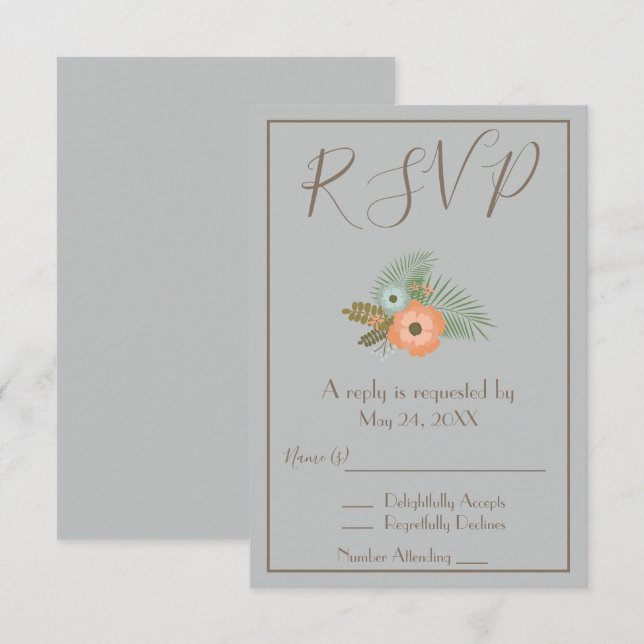 Beautiful Blue UAWG Einladung (Vorne/Hinten)