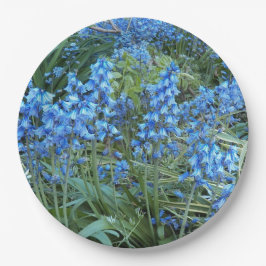 Beautiful Bluebell Garden Floral Pappteller