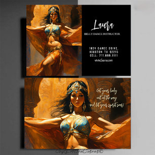 Beautiful Bly Dance Instructor Business Card Visitenkarte