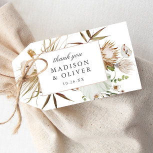 Beautiful Boho Botanische Gastgeschenk Hochzeit Geschenkanhänger