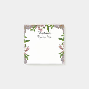 Beautiful Boho Bouquet - Individuelle Name zu tun Post-it Klebezettel