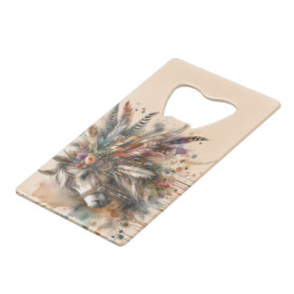 Beautiful Boho Horse  Geldbeutel Flaschenöffner