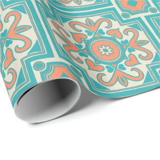 Beautiful Boho Italian Tile Geschenkpapier