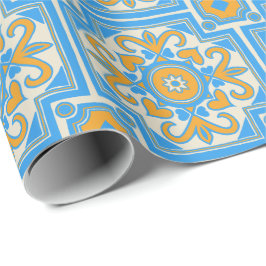 Beautiful Boho Italian Tile Geschenkpapier