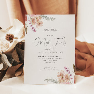 Beautiful Boho Watercolor Family Wiedersehen