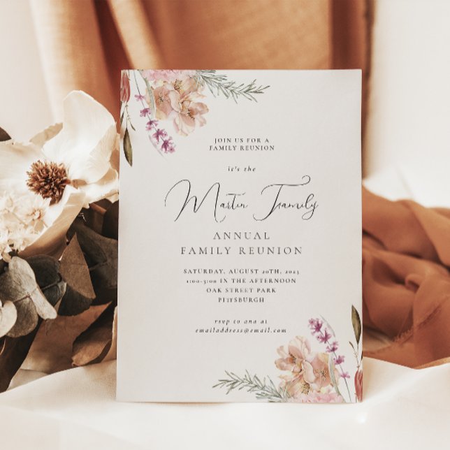 Beautiful Boho Watercolor Family Wiedersehen (Von Creator hochgeladen)