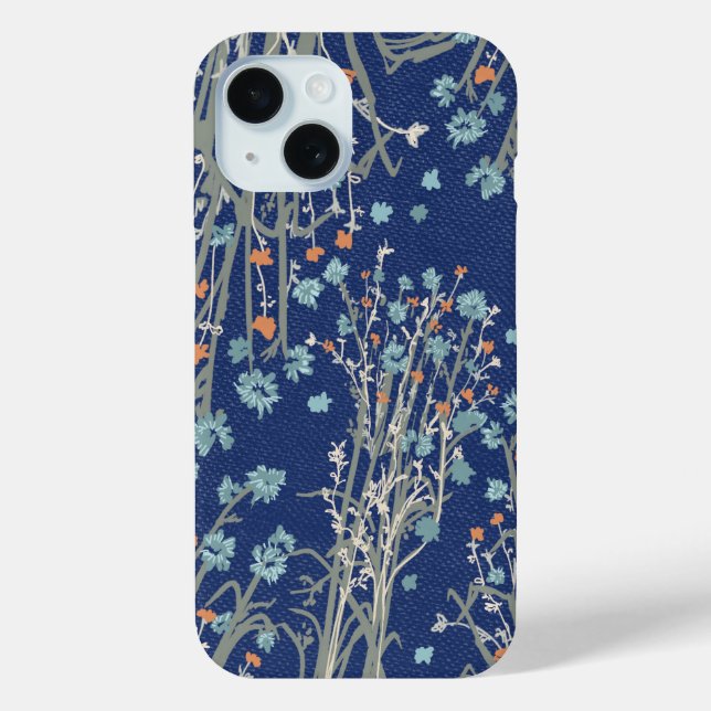 Beautiful boho wildflower phone case (Rückseite)