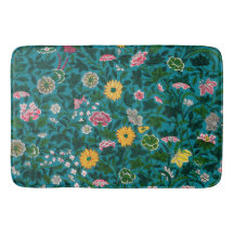 Beautiful Bold Floral Boho Blue Green