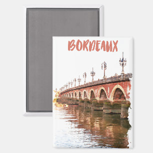 Beautiful Bordeaux Frankreich City Travel Magnet