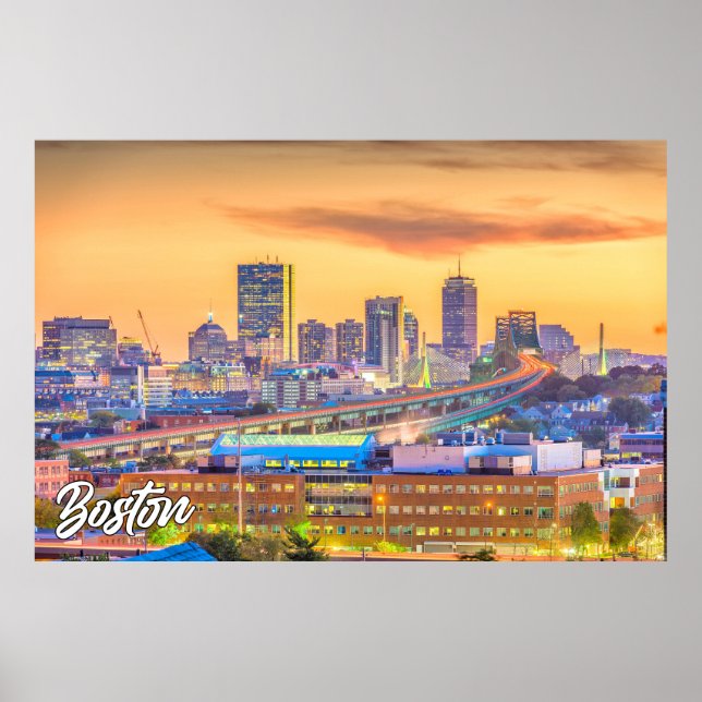 Beautiful Boston, Massachusetts, USA Poster (Vorne)