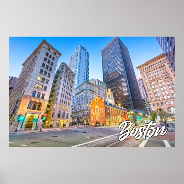 Beautiful Boston, Massachusetts, USA Poster (Vorne)