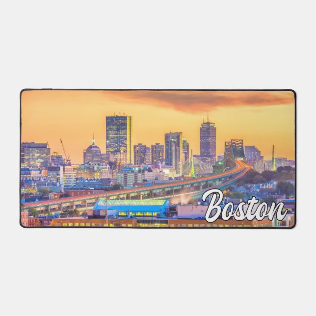 Beautiful Boston, Massachusetts, USA Schreibtischunterlage (Vorderseite)