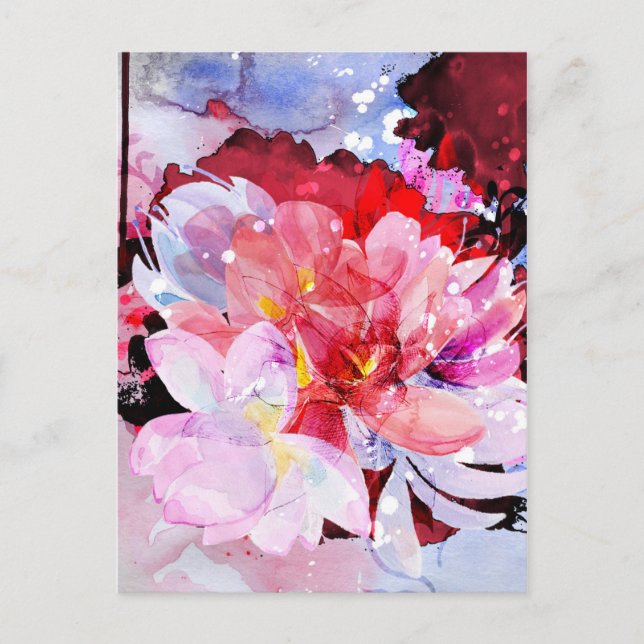 Beautiful Bouquet of Flowers Postkarte (Vorderseite)