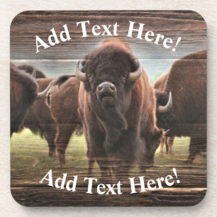 Beautiful Buffalo Herd Getränkeuntersetzer