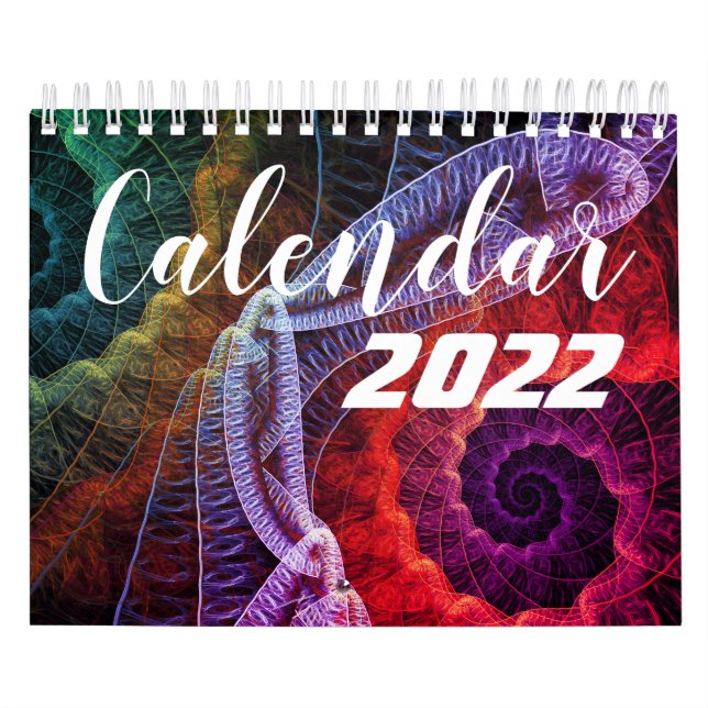 Beautiful Calendar 2022 with Fractal Art Kalender (Titelbild)