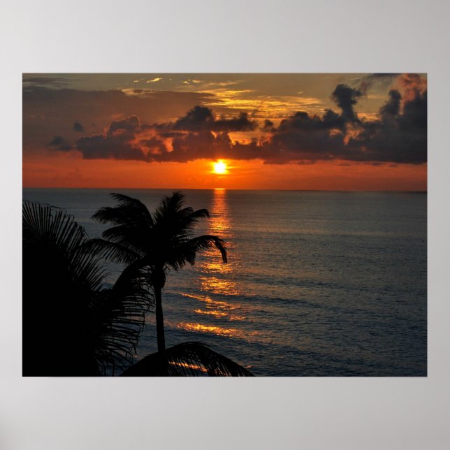 Beautiful Cancun Sunset Poster (Vorne)