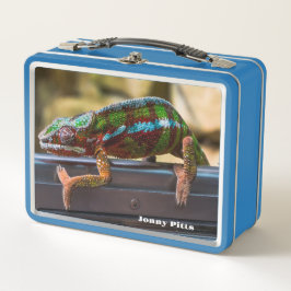 Beautiful Chameleon Metall Brotdose