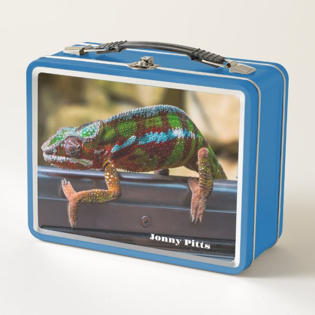 Beautiful Chameleon Metall Brotdose (Vorderseite)