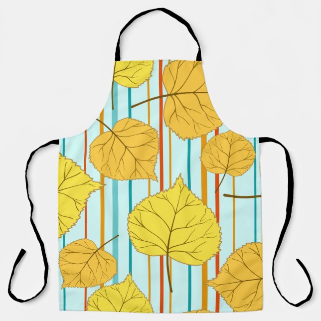 Beautiful cheerful autumn seamless pattern with co schürze (Vorderseite)