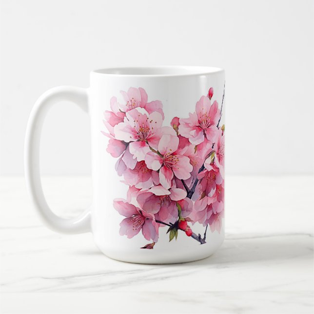 Beautiful Cherry Blossom Tasse Cup (Links)