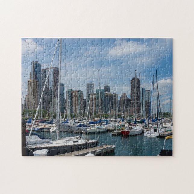 Beautiful Chicago Harbour (Horizontal)