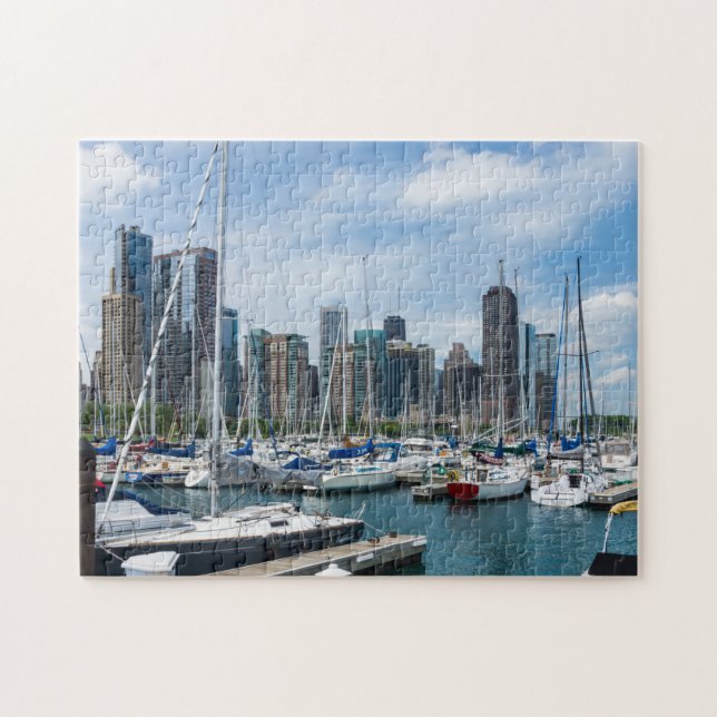 Beautiful Chicago Harbour (Horizontal)