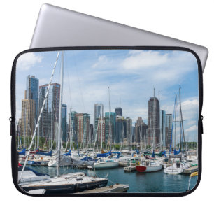 Beautiful Chicago Harbour Laptopschutzhülle