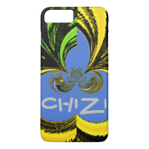 Beautiful Chizi Golden Blue Neueste abstrakte Desi Case-Mate iPhone Hülle
