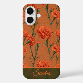 Beautiful Christmas Gift Carnation Custom iPhone 16 Hülle