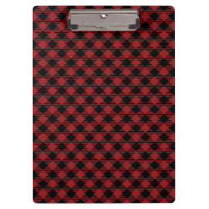 Beautiful Christmas Red Buffalo Kariert Klemmbrett