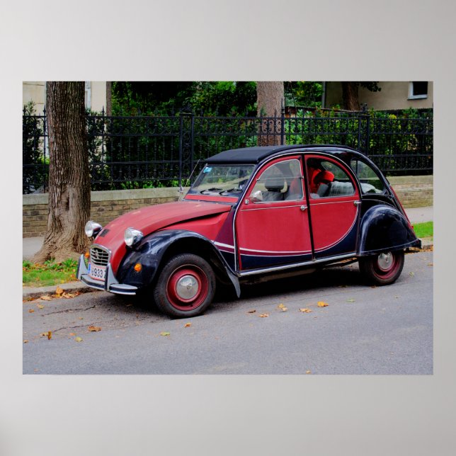 Beautiful Citroen 2CV Charleston Poster (Vorne)