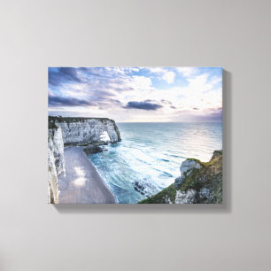 Beautiful Cliffs Etratat Normandie Frankreich Leinwanddruck