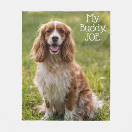 Beautiful Cocker Spaniel Personalisiert Fleecedecke