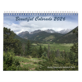 Beautiful Colorado 12-Month 2026 Calendar Kalender