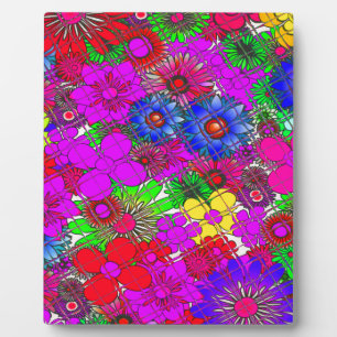 Beautiful colorful amazing floral pattern design a fotoplatte