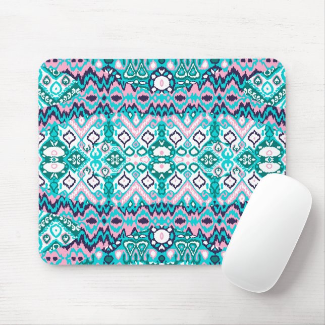 Beautiful colorful boho modern art mousepad (Mit Mouse)