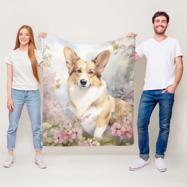Beautiful Corgi Fleecedecke (Beispiel)