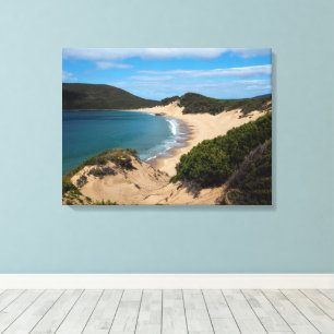 Beautiful Crescent Bay Beach Tasmania Australien Leinwanddruck