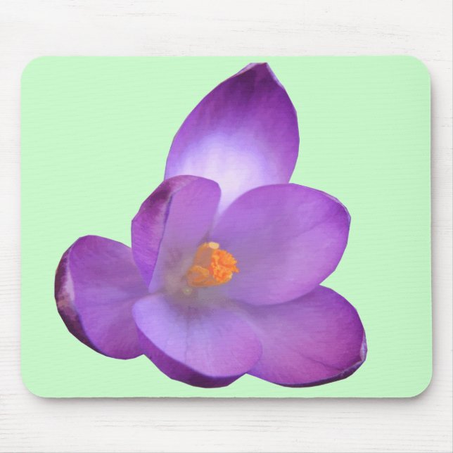 Beautiful Crocus Mousepad (Vorne)