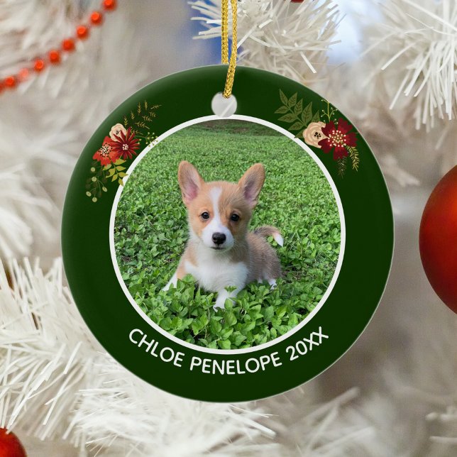 Beautiful Custom Pet Foto Keepake Weihnachten Keramik Ornament (Von Creator hochgeladen)
