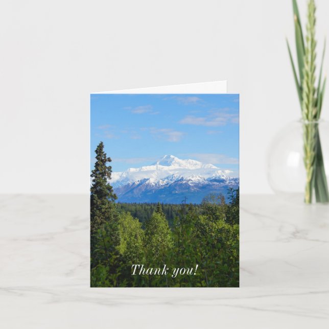 Beautiful Denali Dankeskarte (Vorderseite)