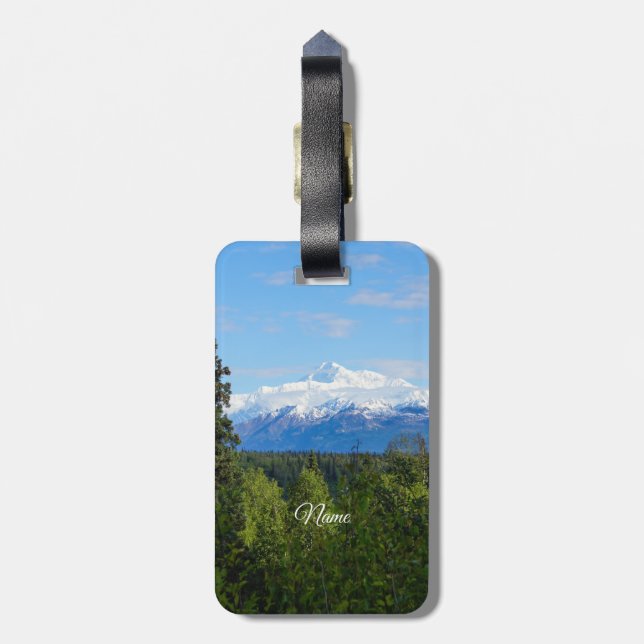 Beautiful Denali Gepäckanhänger (Rückseite vertikal)