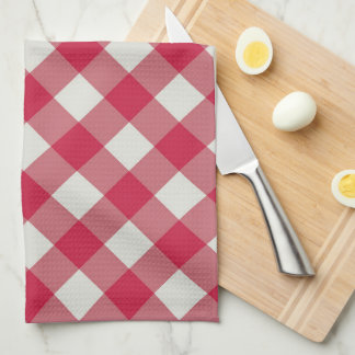 Beautiful Diamond Gingham Pattern Tea Towel Geschirrtuch