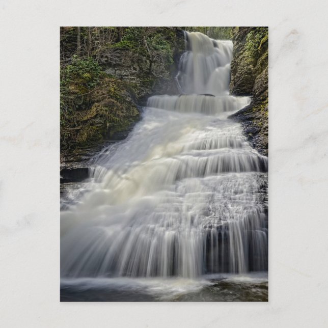Beautiful Dingmans Falls Postkarte (Vorderseite)