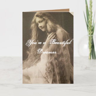 "Beautiful Dreamer "Frauen inspiriert Tanks Karte