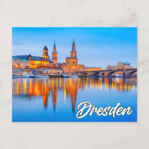 Beautiful Dresden, Deutschland Postkarte