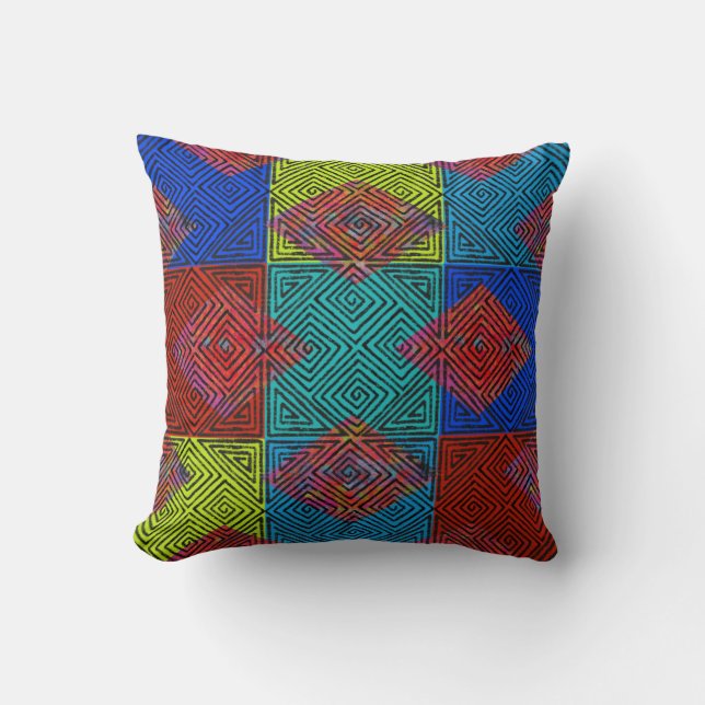 Beautiful Earthy African Boho | Kleiderstil Kissen (Vorderseite)