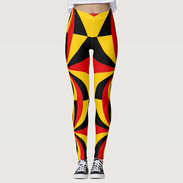 Beautiful Edgy Deutschland Inspiriert Farbe für Fl Leggings (Vorderseite)