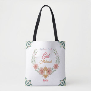 Beautiful Eid Mubarak  Ramadan-Blume mit Lampe Tasche